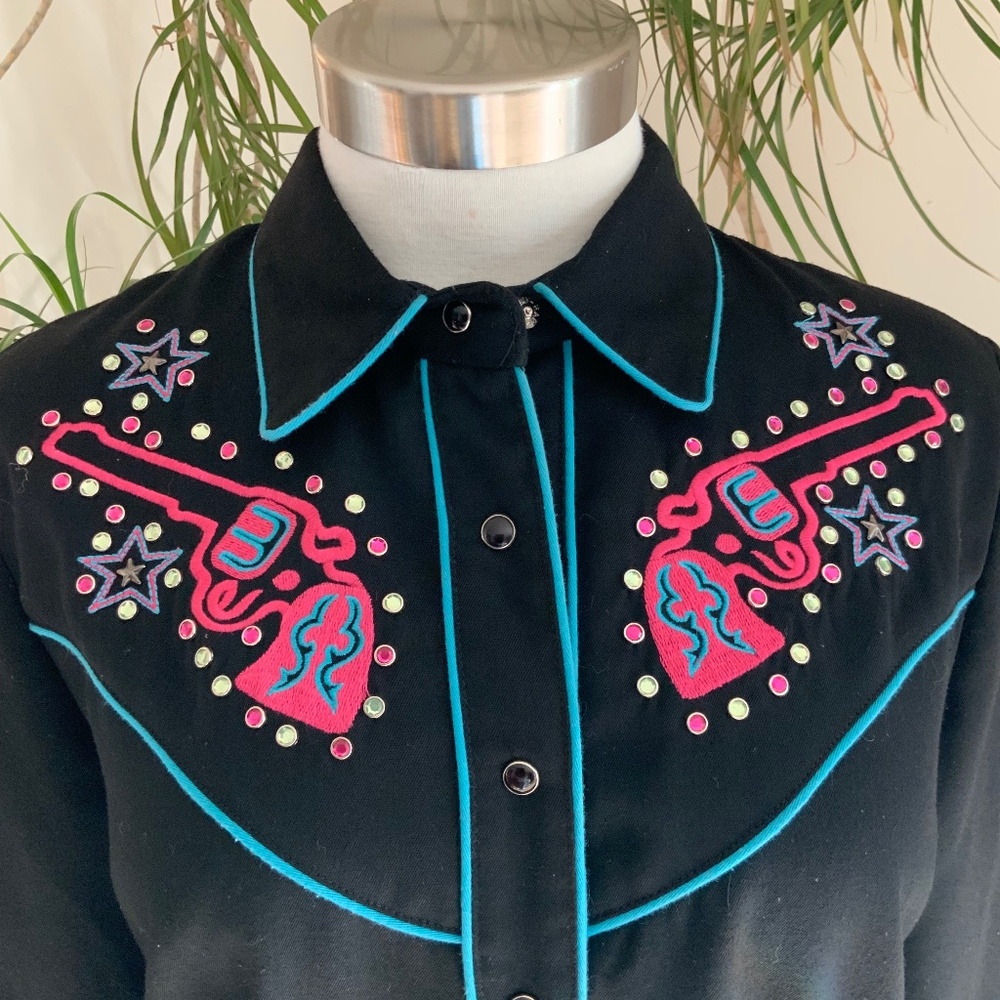 Scully Western Shirt Ladies with embroidery